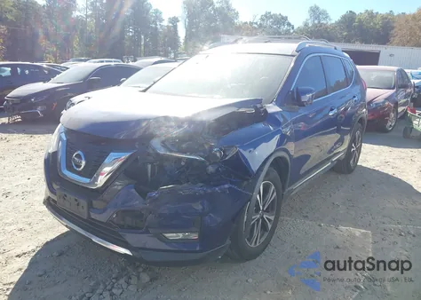 2017 Nissan Rogue Sl из США, поврежденный, VIN JN8AT2MT6HW142068